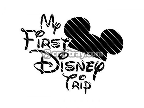 Disney Free Svg, My First Disney Trip Shirt, First Disney Trip Shirt, First Trip To Disney, First Disney Trip, Disney Cricut, Disney Family Vacation Shirts, Disney Clipart, Disney Free