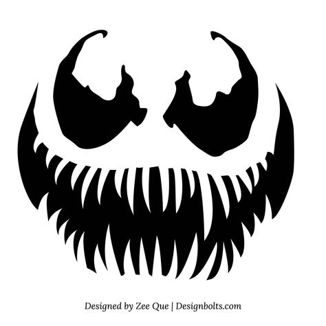 Venom Pumpkin Carving, Marvel Pumpkin Carving, Marvel Pumpkin, Spiderman Pumpkin Stencil, Pumpkin Painting Stencils, Venom Pumpkin, Spiderman Pumpkin, Pumpkin Carving Stencils Templates, Pumpkin Carving Template