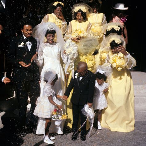 Harlem Nyc, 1970s Wedding, Bride Head, African American Weddings, Vintage Wedding Photos, Vintage Black Glamour, Epic Photos, Black Bride, Wedding Dresses Photos