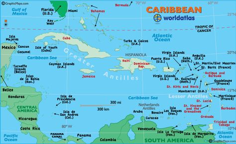 Caribbean Flags & Symbols By World Atlas Link: http://www.worldatlas.com/webimage/countrys/namerica/caribb/caribsymbols.htm Boat Hacks, Caribbean Islands Map, Puerto Rico Vacation, Boat Life, Willemstad, Sailing Trips, Island Map, Caribbean Travel, Caribbean Cruise