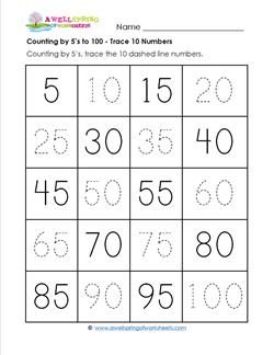 Count In 5s Worksheet, How To Teach Counting By 5s, Count By 5s Worksheet, Counting By 5's Kindergarten, Counting By 5s Worksheet, Counting By 5 Activities, Science Worksheets For Kindergarten, Count By 5s, Counting By 5s