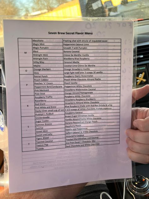 7brew Secret Menu Drinks, 7 Brew Drinks Orders Coffee, 7 Brew Drinks Orders, 7 Brew Coffee Recipes, 7brew Drinks, Dunkin Drinks, Coffee Orders, Orange Sherbert, Iced Starbucks Drinks