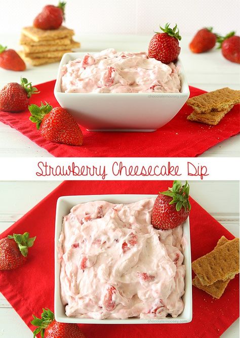 Strawberry Cheesecake Dip, Gooey Desserts, No Bake Strawberry Cheesecake, Cheese Desserts, Fruit Dips, Cake Dip, Party Snacks Easy, Cheesecake Dip, Quick Dessert