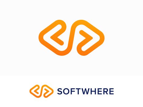 Softwhere Approved Logo Design for Software Company by Mihai Dolganiuc Logo Software Company, Software Logo Design Ideas, Software Company Logo Design Ideas, Coding Logo Design, Software Development Logo, Software Company Logo, Software Logo Design, Approved Logo, Coding Logo