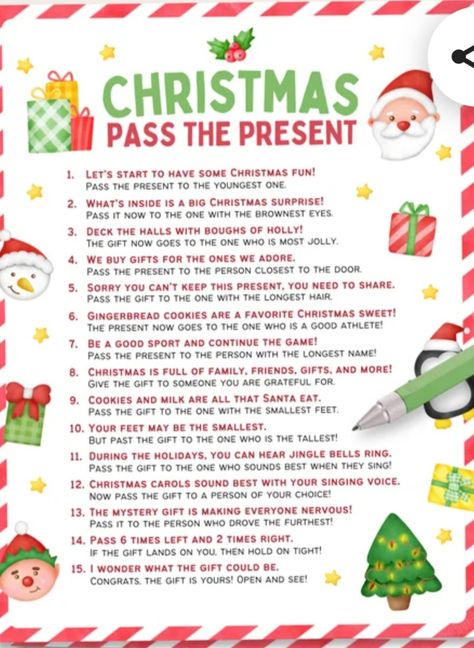 Fun Christmas Games For Kids, Song Games, Quiz Ideas, Quiz For Kids, Brownie Ideas, Fun Family Christmas Games, Christmas Gift Exchange Games, Christmas Gift Games, Christmas Party Activities