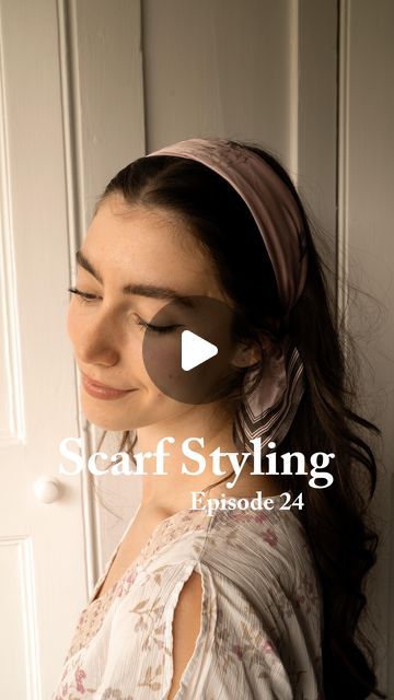 Fable England on Instagram: "Easy Hairband Tutorial💕 Turn your scarf into a super secure, fully adjustable hair and with this simple technique.  #scarfstyle #scarfstyling #scarfstyles #howtostyleascarf #scarftutorial #hairtutorial #hairstyle" Scarf Hairband Hairstyles, Hairbands Hairstyle, Hairstyles With Scarf, Hairband Tutorial, Scarf Hairband, Hair Scarf Tutorial, Hairband Hairstyle, Fable England, Scarf Tutorial