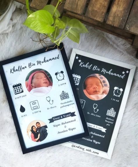 Baby Birth detail frames💓 Dm for orders🤍 @crafting_with_zana #baby#babyframe#love#birthseries#birthday#memories#life#mother#customised#giftss#birthframe Birth Memory Frame, Baby Birth Details Frame, Baby Details Frame, Birth Details Frame, Baby Birth Frame, Baby Memory Frame, Birth Frame, Baby Scan Frame, Baby Photo Frames