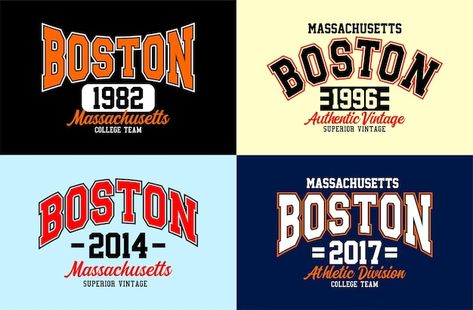 Vintage College Logo, Varsity Tshirt Design Ideas, Varsity Logo Design, Uniform Logo Design, T Shirt Typography Design, College Tshirt Designs, Collegiate Typography, College Graphic Design, Collegiate Design