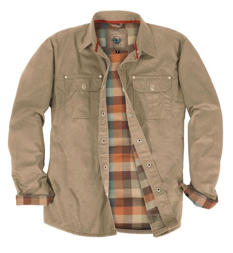 Mens Hiking Fashion, Mens Work Outfits, Flannel Friday, Colorado Outfits, Fall Outfits Men, Twill Jacket, Twill Shirt, Mens Fall, Wrist Cuffs