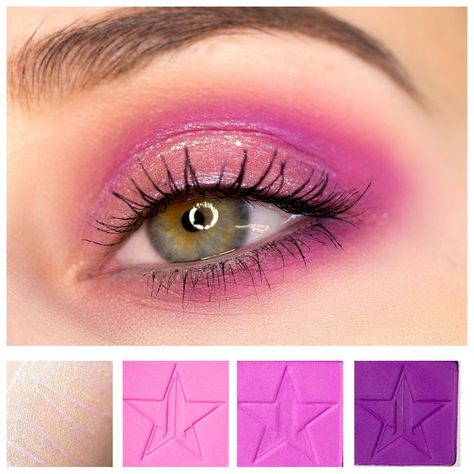 Jawbreaker Palette Looks, Jeffree Star Eyeshadow, Drag Make-up, Eyeshadow Tips, Peach Eyeshadow, Make Up Inspiration, Makeup News, Liquid Crystal, Star Makeup