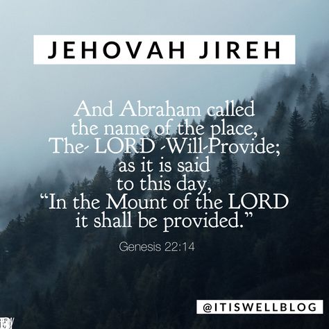 The Lord Will Provide, Jehovah Jireh, Spiritual Growth Quotes, God Will Provide, Bible Love, Growth Quotes, Blessed Life, Names Of God, Prayer Board