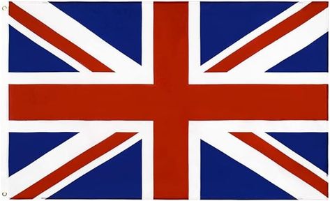 Amazon.com : ANJOR United Kingdom UK Flag 3x5 Foot British National Flags Polyester with Brass Grommets 3 X 5 Ft : Patio, Lawn & Garden Sun Printing, National Flags, Uk Flag, British Flag, National Flag, Lawn Garden, Lawn, United Kingdom, Flag