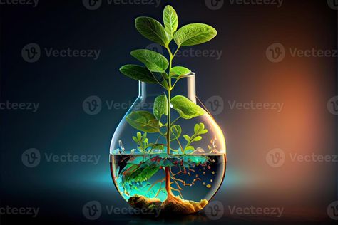 Generative AI illustration of Science and biotechnology concept. Growing of plant in laboratory Tree Saw, Biotechnology, Cityscape Photos, Logo Banners, Nature Backgrounds, Heart With Arrow, Marketing Design, Background Banner, Custom Illustration