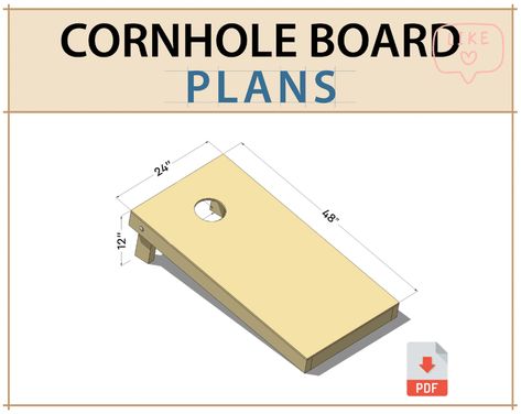 Regulation Cornhole Board DIY Plans PDF | Etsy Arbor Diy, Cornhole Board Plans, Backyard Trellis, Diy Dog Gate, Veil Diy, Regulation Cornhole Boards, Backyard Goals, Diy Cornhole Boards, Diy Yard Games