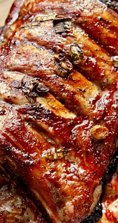 Honey Glazed Ribs, Slow Cooked Oven Ribs, Gochujang Shrimp, Pork Loin Back Ribs, Bbq Meats, Ribs Recipes, Jack Daniels Honey, Glazed Ribs, Barbecue Pork Ribs