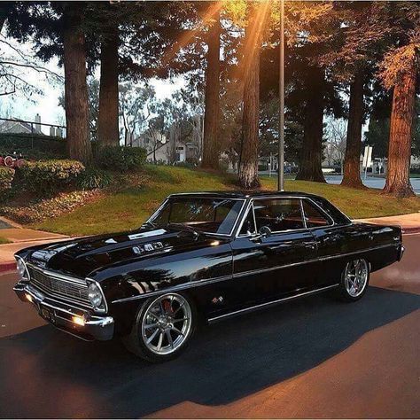 Chevy II Nova Tmax Yamaha, Ferrari World, Gm Car, Chevy Muscle Cars, Chevrolet Nova, Custom Muscle Cars, Car Classic, Chevy Nova, Old School Cars