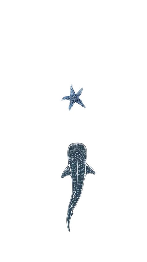 Cutest demure Wallpaper Tumblr Lockscreen, Wallpaper Doodle, Fish Wallpaper, Star Fish, Whale Shark, Starfish, Phone Wallpaper, Wallpapers, Fish