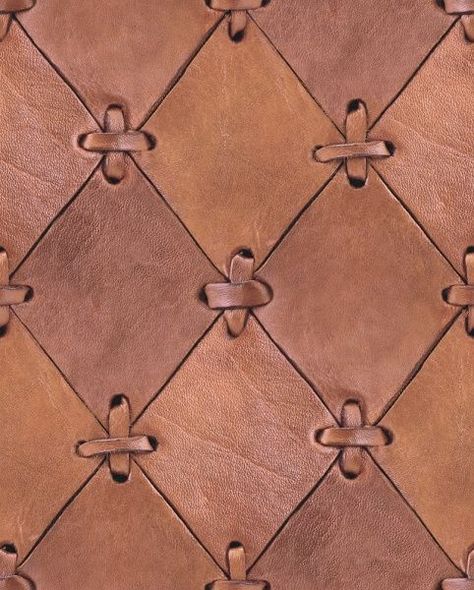 Tactile people will want to run their hand over this natural looking leather wallpaperThe wallpaper is of course made out of paperbut for those of you who want to decorate with natural materialsthis is an amazing wallpaperCut-outs of rhombs fastened with leather stringGorgeous Art Du Cuir, Wedding Band Tattoo, Crea Cuir, Leather Wall, Leather Decor, Band Tattoo, Leather Art, Sewing Leather, Leather Texture