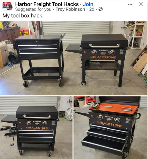 Diy Flat Top Grill Station, Black Stone Grill Set Up, Blackstone Cart Ideas, Blackstone Stand Diy, Blackstone Storage Ideas, Blackstone Setup, Blackstone Set Up Ideas, Blackstone Griddle Table Diy, Diy Blackstone Grill Station