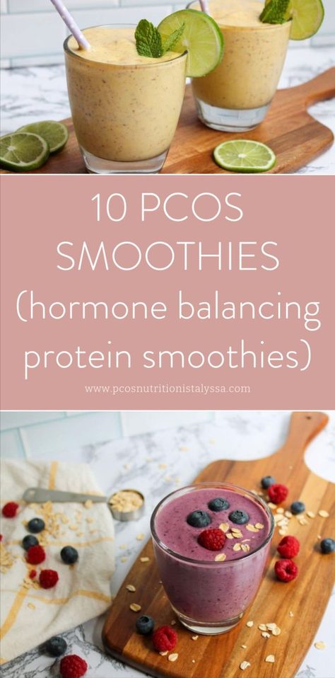 Start your day with a blood sugar balancing breakfast smoothie that's perfect for breakfast, lunch, or snacks. These high protein smoothies are ideal smoothies for PCOS, offering hormone balancing benefits. Discover smoothie recipes for hormone balance and enjoy healthy hormone balancing recipes like these adrenal smoothies. High Protein Breakfast Smoothies Healthy, Hormone Smoothie Recipe, Healthy Hormone Balancing Recipes, Herbal Smoothie Recipes, Hormone Balancing Meal Ideas, Smoothie For Hormone Balance, High Protein Hormone Balancing Meals, High Protein Benefits, Hormone Balanced Breakfast