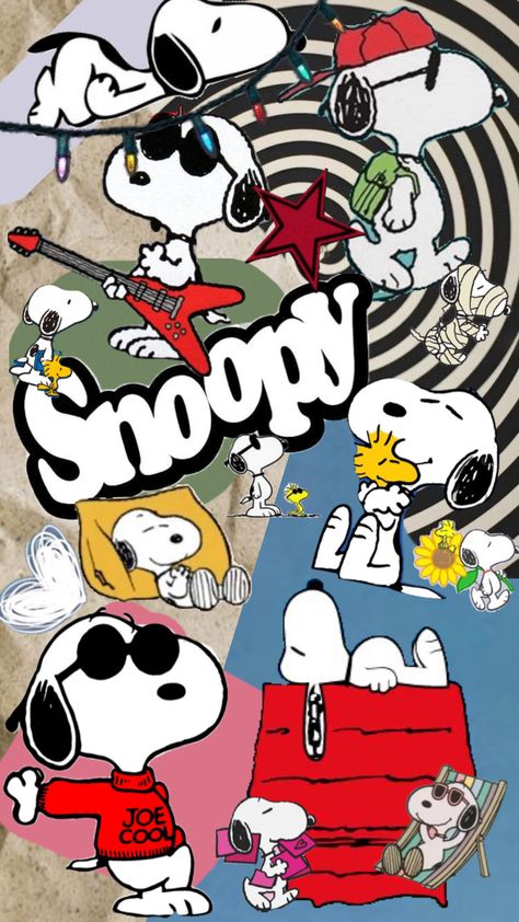 #snoopy #woodstock #snoopyandwoodstock #mood #joecool #90s Snoopy Drawing, Snoopy Wallpaper, Snoopy Woodstock, Joe Cool, Brown Wallpaper, Peanuts Gang, Snoopy And Woodstock, Cute Cartoon Wallpapers, Woodstock