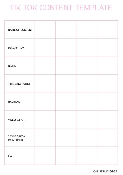 tiktok creativity program Tik Tok Content Planner, Content Creator Planner Template, Tik Tok Posting Schedule, Tik Tok Content Ideas Lifestyle, Tik Tok Content Ideas, Digital Marketing Template, Content Planner Template, Tik Tok Ideas, Vlogging Tips