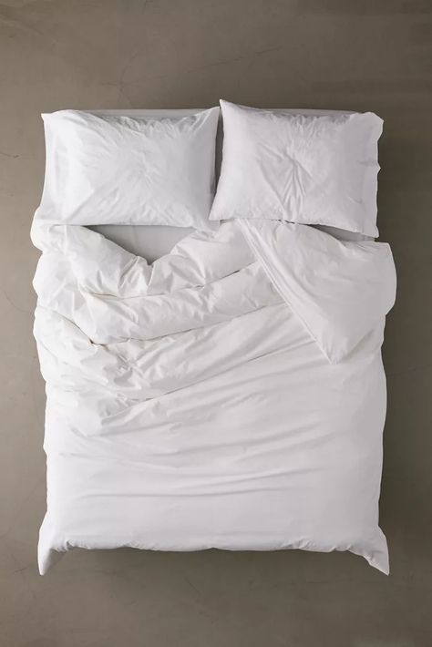 White Bedding | UO Bedding Shop | Urban Outfitters Urban Outfitters Bedding, White Comforter, White Duvet, Cotton Comforters, Bed Sets, Cotton Duvet Cover, Cotton Duvet, White Bedding, Bed Sheet Sets