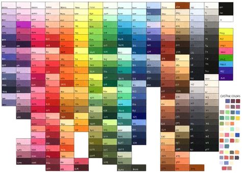 Complete Copic Color Chart by Jad-Ardat on DeviantArt Copic Marker Color Chart Printable, Copic Marker Color Chart, Copic Tips, Copic Color Chart, Marker Rendering, Copic Tutorials, Copic Markers Tutorial, Marker Color, Pro Markers