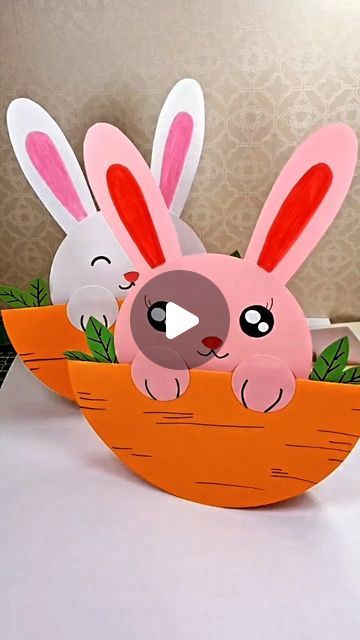 463K views · 23K likes | Itsy Bitsy Artsy I Art & Craft I Creative DIY on Instagram: "Craft your way to joy with this easy DIY paper bunny! 🐰🐁🌿✂️ A hopping good time for kids and a stress-free project for parents.  . . ➡️ @itsy_bitsy_23 ➡️ @itsy_bitsy_23 ➡️ @itsy_bitsy_23 . . #DIYBunny #PaperCrafts #KidsCrafts #CraftyFun #EasyCrafts #CreativeKids #CraftyMoments #HomemadeToys #KidFriendlyCrafts #ArtAndCraft #ParentingWin #CraftingHappiness #SimpleJoys #PaperBunnyLove #DIYKidsToys #CraftyAdventures #PlayfulCreativity #HandmadeHappiness #FunWithCrafts #CraftyFamily" Easter Bunny Paper Craft, Colorful Easter Table, Kid Friendly Art, Easter Paper Crafts, Time For Kids, Paper Bunny, Easter Arts And Crafts, Fun Easter Crafts, Homeschool Crafts