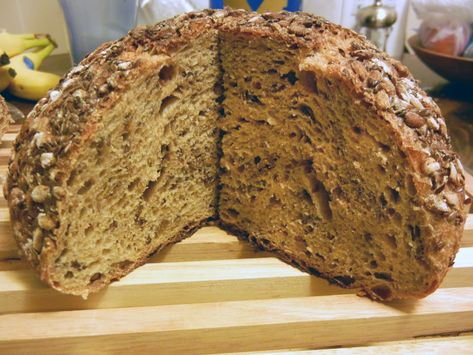 Artisan Sourdough Bread Recipe, Seeded Bread Recipes, Tartine Bread, Whole Wheat Sourdough, Vegan Bread Recipe, Wheat Bread Recipe, Bread Starter, Artisan Bread Recipes, Sourdough Starter Recipe