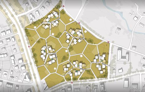 Site Development Plan, Housing Estate, Urban Design Concept, Architecture Design Sketch, Concept Diagram, Plan Drawing, Landscape Architecture Design, Urban Fabric, Diagram Architecture