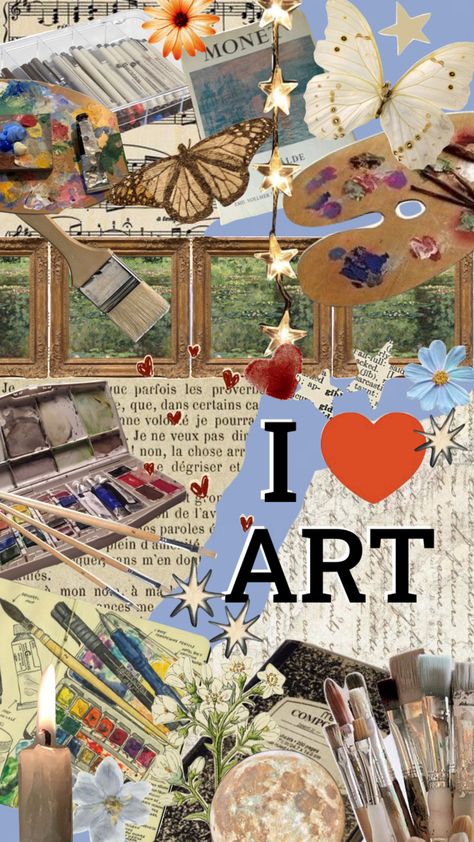 Artist Aesthetic Collage, Artist Boards Ideas, Mood Board Inspiration Art, Sara Aesthetic Core, Artistic Vision Board Art, Art Core Aesthetic, Art Esthetics, Art Hobby Aesthetic, Artist Mood Board