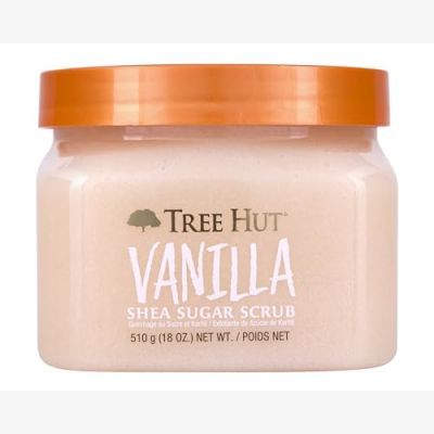 Tree Hut Tree Hut Vanilla Shea Sugar Exfoliating & Hydrating Body Scrub, 18 oz Body Scrubs, Tree Hut Vanilla, Shea Sugar Scrub, Scrub Corpo, Exfoliating Body Scrub, Natural Exfoliant, Sugar Body Scrub, Sugar Body, Tree Hut