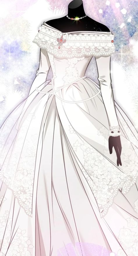 Anime Wedding Dress, Wedding Dress Drawings, Vestidos Anime, Anime Wedding, Dress Design Drawing, Old Fashion Dresses, Concept Clothing, Royal Dresses, Sketches Dresses