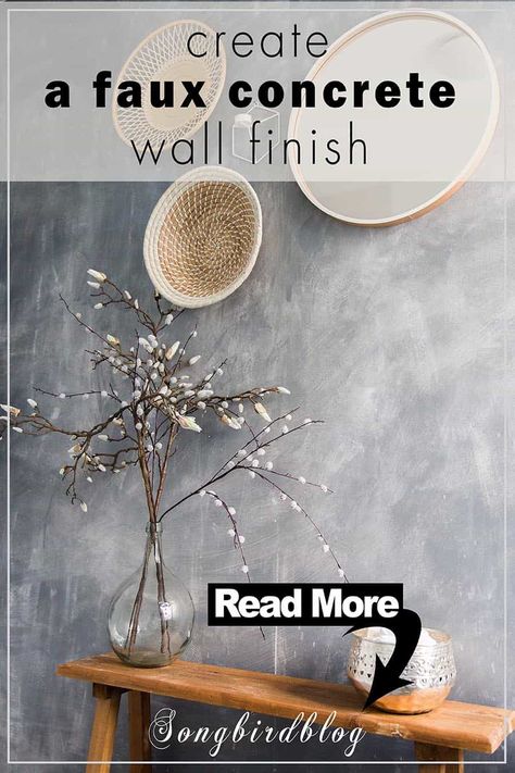 Faux Cement Paint Technique, Diy Faux Cement Wall, How To Paint A Wall To Look Like Cement, Wall Paint Techniques Diy, Cement Look Paint, Burned Cement Wall Diy, Cement Wall Painting Ideas, Diy Concrete Paint, Faux Cement Paint