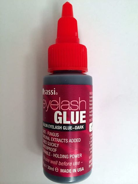 Sassi Eyelash Glue 1oz (Dark) Best Eyelash Glue, Semi Permanent Eyelashes, Permanent Eyelashes, Eyelash Tweezer, Strip Eyelashes, Hand Therapy, Individual Eyelashes, Best Lashes, Individual Lashes