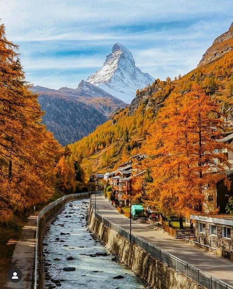 Switzerlandpictures® on Instagram: “🍁🏔🍂🍁 Majestic Matterhorn⠀ ⠀ Tag #SwitzerlandPictures get a chance to be featured by @switzerlandpictures ⠀ ⠀ ⠀ #switzerlandpictures…” Best Of Switzerland, Switzerland Hiking, Travelling Abroad, Zermatt Switzerland, Emergency Evacuation, Switzerland Travel, Zermatt, Beautiful Villages, Travel And Tourism