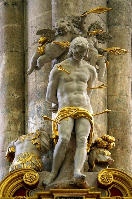 gay-sculpture blog: St Sebastien, gay icon (1) Renaissance and other sculptures Bastille, Istoria Artei, Classic Sculpture, St Sebastian, Art Sacre, Greek Sculpture, Marble Sculpture, San Sebastian, Sacred Art