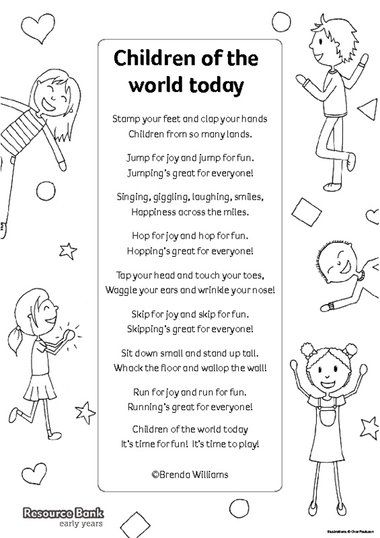 ‘Children of the World’ poem – Early Years teaching resource - Scholastic Poem About Country, Poem On Children's Day, Children's Day Thoughts, Poem Recitation, Early Years Teaching, World Poetry Day, Poems In English, Poetry For Kids, Chemistry Notes