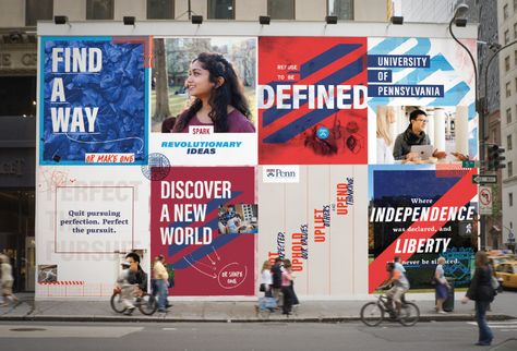 University of Pennsylvania | Ologie College Marketing Campaign, College Marketing, College Poster, College Ad, Ben Franklin, City College, University Of Pennsylvania, Graphic Design Ads, College Admission