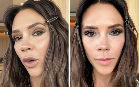 Victoria Beckham Cosmetics, Victoria Beckham Hair 2024, Victoria Beckham 2024, Victoria Beckham Makeup, Jaw Reduction Surgery, Victoria Beckham Hair, Victoria Beckham Beauty, Plastic Surgery Gone Wrong, Face Surgery