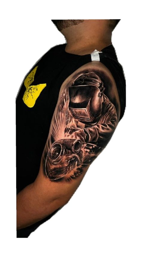 Tattoo welding  Welder  Soldador Welding Tattoo, Tatting, Tattoos