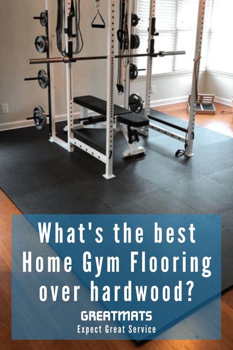 *Is Foam Durable Enough for Home Gym Flooring Over Hardwood? *Is It Dangerous to Work Out on Carpeting? *What Gym Flooring Combines the Best Features of Rubber and Foam? *Is It Safe to Use Rubber As Home Gym Flooring Over Hardwood? Home Gym Mats Flooring, Gym Flooring Rubber, Gym Floor Mat, Home Gym Flooring, Basement Gym, Foam Tiles, Rubber Tiles, Best Home Gym, Gym Mats