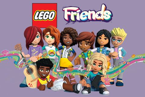 The LEGO Group Reveals a New Generation of LEGO Friends Lego Friends New Generation, Lego Friends Characters, Physical Traits, Lego Friends Sets, Babies Stuff, Geena Davis, Diverse Characters, New Tv Series, Friends Characters