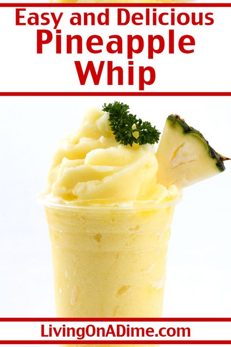 Frozen Pineapple Dessert, Pineapple Whip Recipe, Frozen Pops, Whipped Yogurt, Lemon Bars Easy, Pineapple Whip, Famous Desserts, Homemade Pie Crust Recipe, Pineapple Desserts