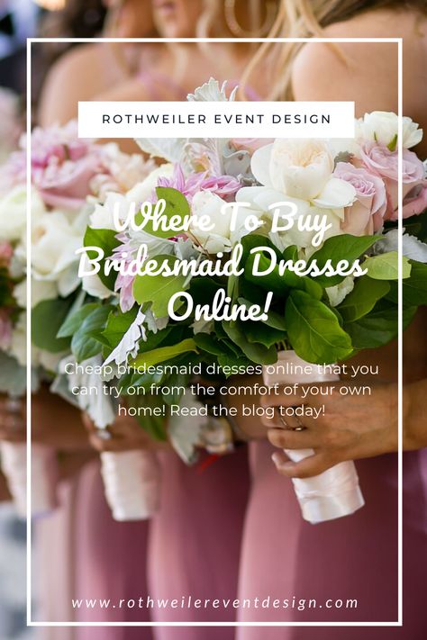 Where can you find cheap bridesmaid dresses online? Who has the best online bridesmaid dresses? The affordable way to shop for bridesmaid dresses no matter where your squad lives! Read our blog to find out where to go, get secret coupon codes, and snag wedding inspiration boards for your wedding day! #ad #onlinebridesmaiddresseswebsite #wheretobuybridesmaiddressesonline #bridesmaiddressesonlinebuy Bridesmaid Duties Checklist, Bridesmaid Etiquette, Budget Bridesmaid Dresses, Summer Reception, Bridesmaids Ideas, Cheap Bridesmaid Dresses Online, Gorgeous Bridesmaid Dresses, Bridesmaid Dress Collection, Bridesmaid Duties