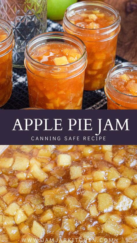 Fall apple preserving recipe Gala Apple Canning Recipes, Canning With Apples Recipes, Apple Maple Jam, Spiced Apple Jam, Spiced Apple Jam Recipe, Picked Apple Recipes, Canned Apple Jam, How To Make Preserves, Canning Apple Jam