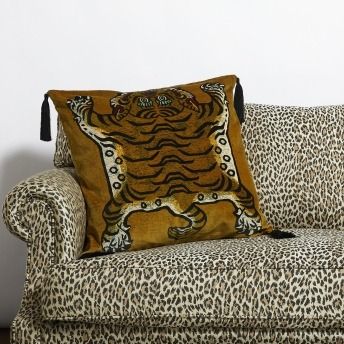 Luxury Patterned Cushions and Pillows | HOUSE OF HACKNEY Patterned Cushions, House Of Hackney, Luxury Sustainable, Wallpaper Border, Cushion Pattern, Yellow Fabric, Yellow Fashion, Home Wallpaper, St Michael