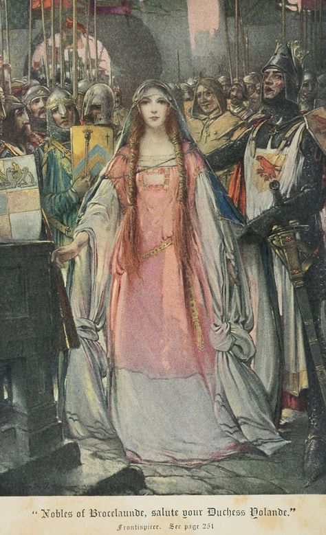 Eric Pape — The Geste of Duke Jocelyn — 1920 Pink Art Nouveau, Ophelia Costume, Medieval Moodboard, Primordial Soup, Sacred Earth, Pre Raphaelite Paintings, Medieval Princess, Pre Raphaelite Art, Istoria Artei