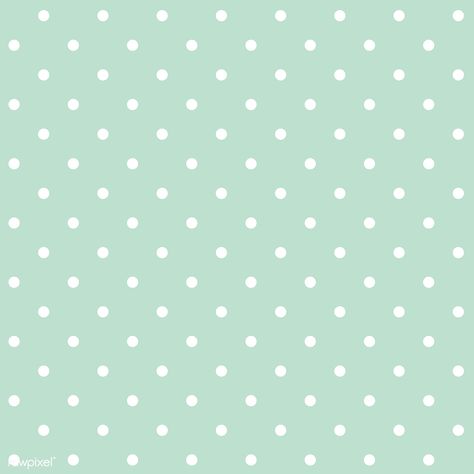 Mint green and white seamless polka dot pattern vector | free image by rawpixel.com / filmful Dot Pattern Vector, Baby Scrapbook Album, Colorful Borders Design, Mint Green Background, Polka Dots Wallpaper, Colorful Borders, Animal Print Wallpaper, Polka Dot Background, Scrapbook Background